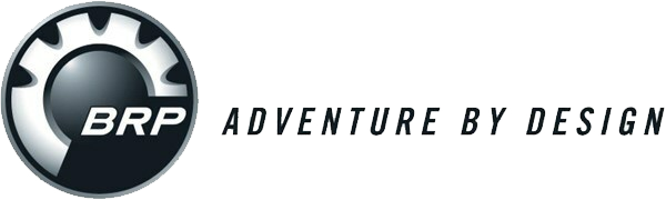 BRP logo with slogan 'Adventure by Design'