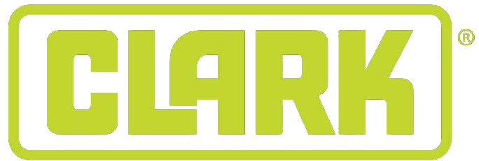 Clark brand logo in vibrant green color.