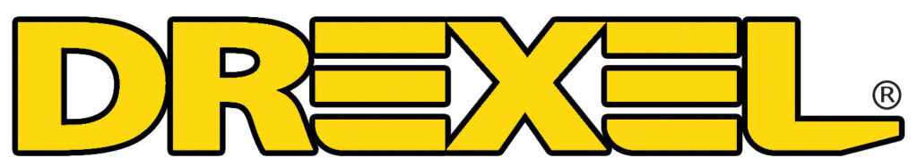 Drexell logo in bold yellow letters