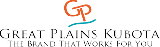 Great Plains Kubota logo design and tagline