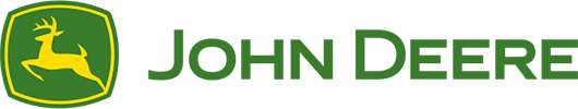 John Deere logo with leaping deer design.