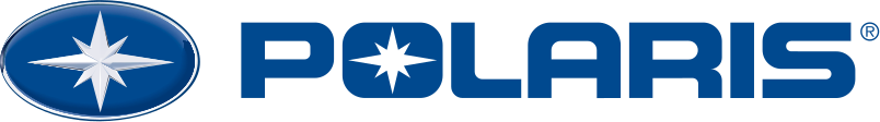 Polaris logo with a star design.