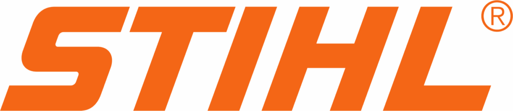 STIHL logo in bright orange color