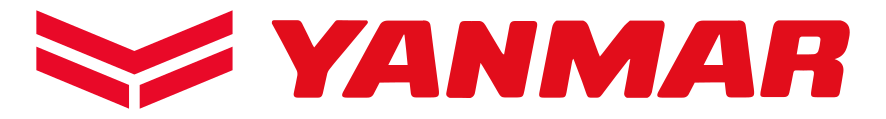 Yanmar company logo in red and black